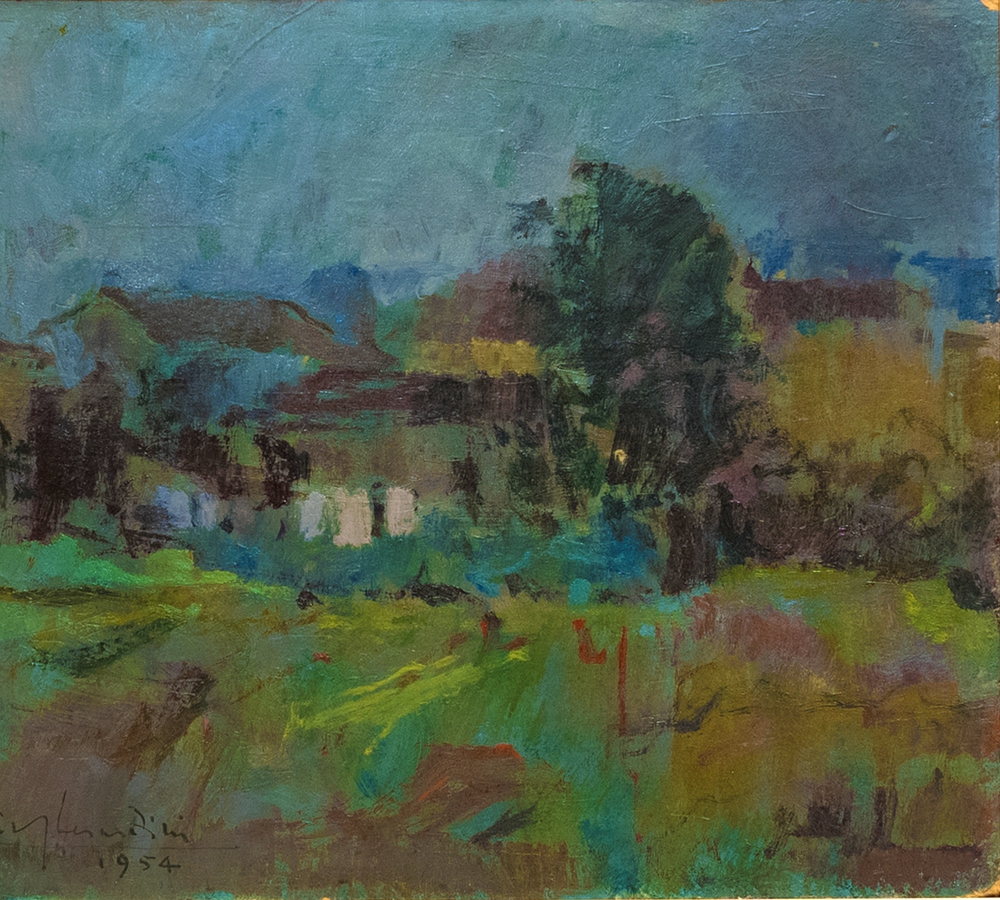 Paesaggio (case di periferia) - 1954